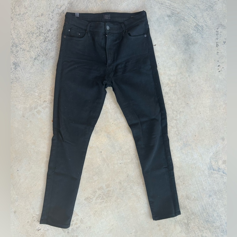 Citizens of Humanity Rocket Crop High Rise Skinny in Black, Size 30